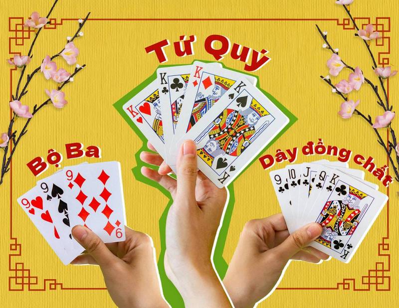 Các tổ hợp bài trong tú lơ khơ